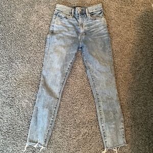 Abercrombie & Fitch ultra high rise jeans
